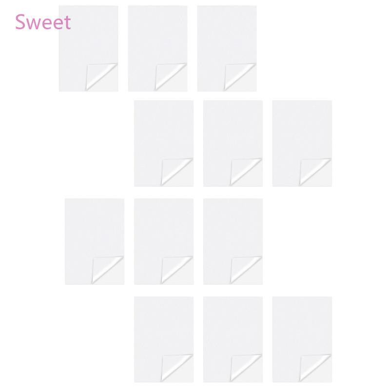 Sweet 12Pcs Wash Away Water Soluble Stabilizer Tear Away Machine