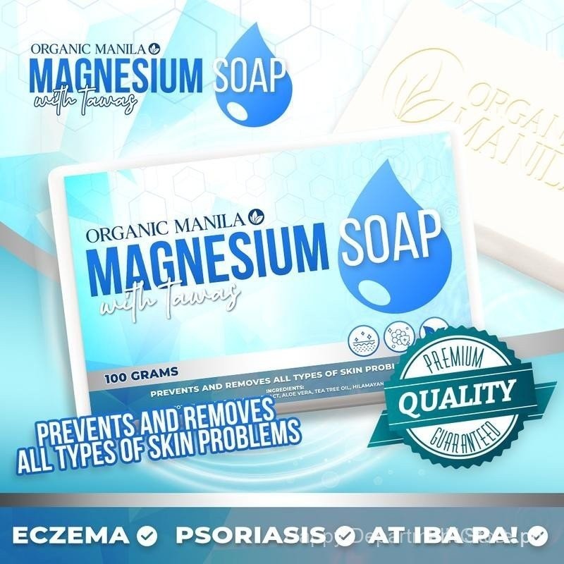 Organic Manila - Tawas Magnesium Soap 100g Remove & Prevent Eczema ...