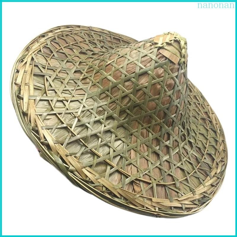 Nan Bamboo Hat Rice Hat Chinese Hat Bamboo Headwear Rice Hat Outdoor ...