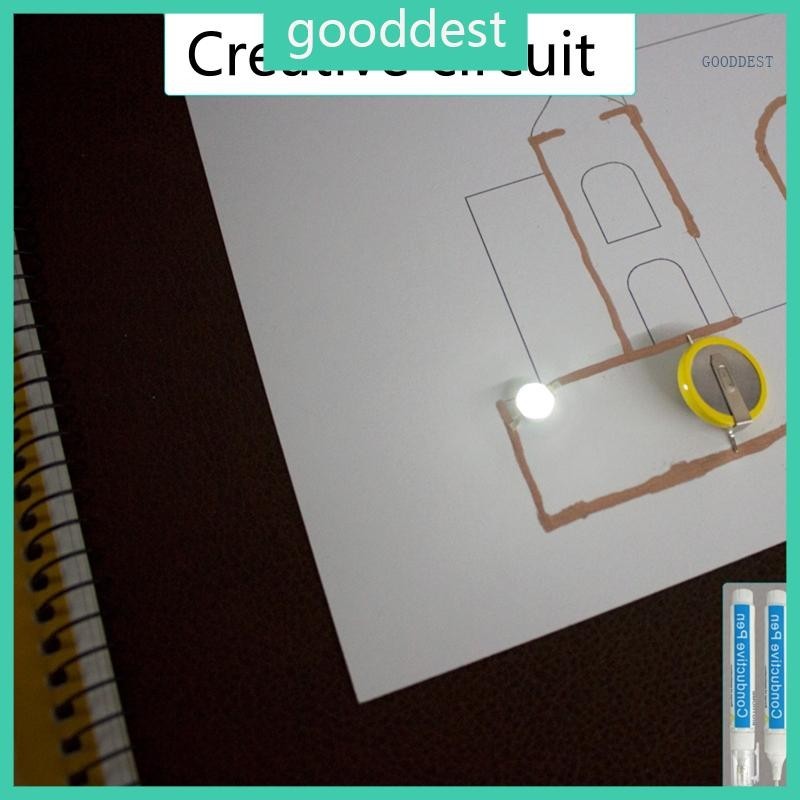 GOO Silver Conductive Pen Bronze Conductive Paint Pen Circuit Designing ...