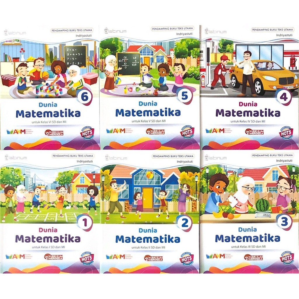 Platinum Mathematics Book Class 1 2 3 4 5 6 SD/MI Independent ...