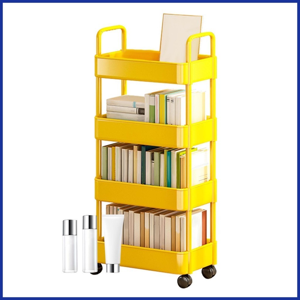 Rolling Utility Cart Kitchen Rolling Cart 3/4 Tier Utility Rolling