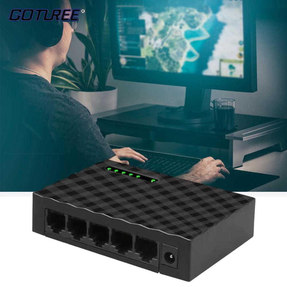 5 Port 1000Mbps Desktop Gigabit Network Switch Fast RJ45