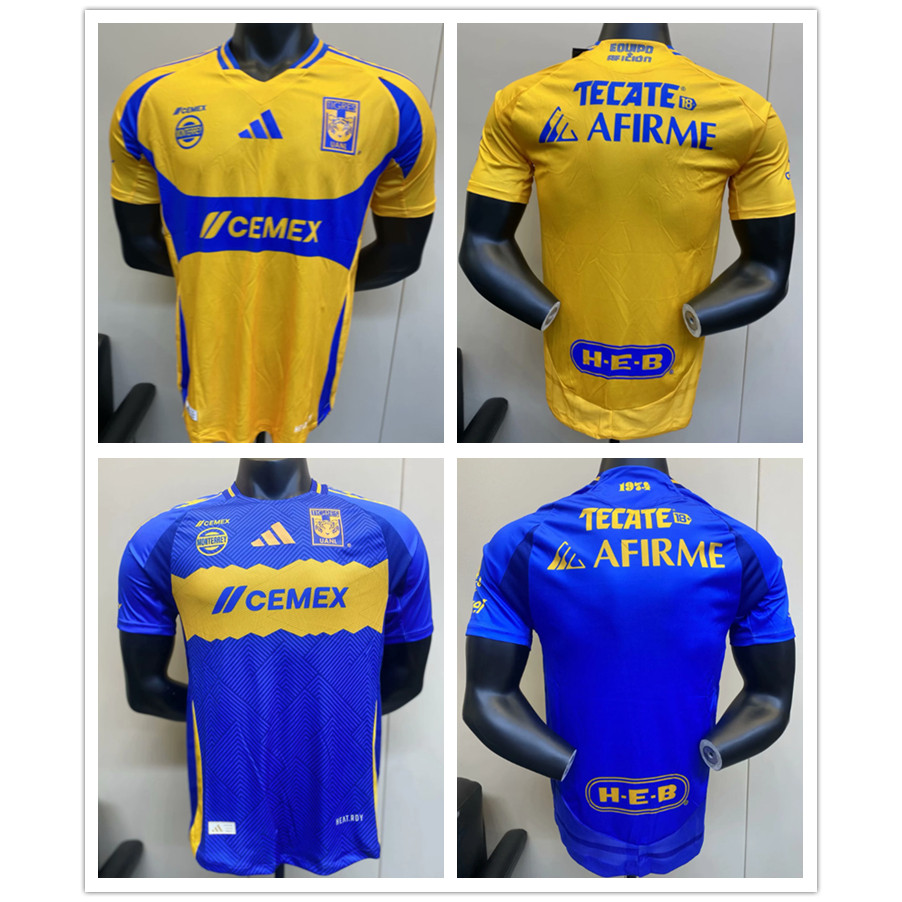 2024 2025 Tigres UANL Home and Away Player Edition Football Jersey