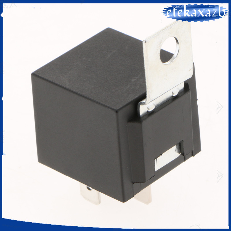 [etekaxazb] Micro Relay 4 PIN 12V 30A Normally Open Mini Automotive ...