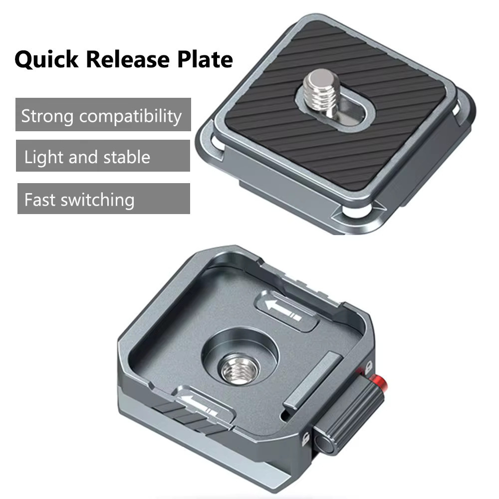 Camera Quick Release Plate All Metal With Lock Arca Swiss Quick Release