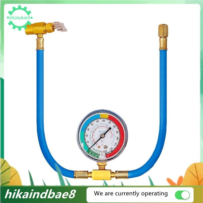 [hIkAi] Car Refrigerant Charging with Measuring Gauge Car Air