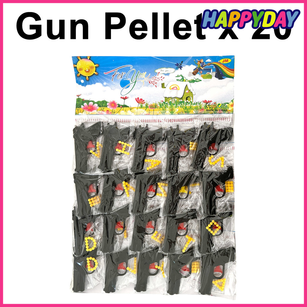20pcs Toy Gun Pellet Giveaway Lootbag Souvenir Items Toys Classic Games