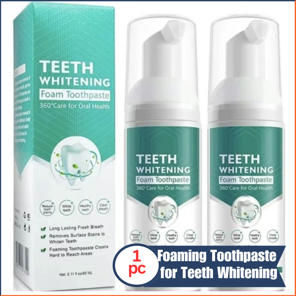 PinoyMart Foaming Toothpaste for Teeth Whitening Achieve a Radiant