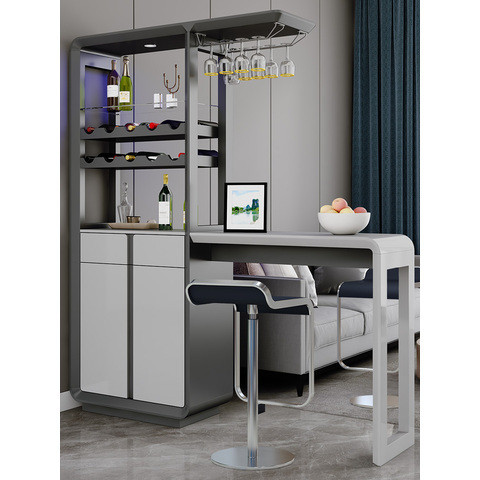 Small Bar Table Home Wine Cabinet Modern Simple Partition Cabinet Bar ...