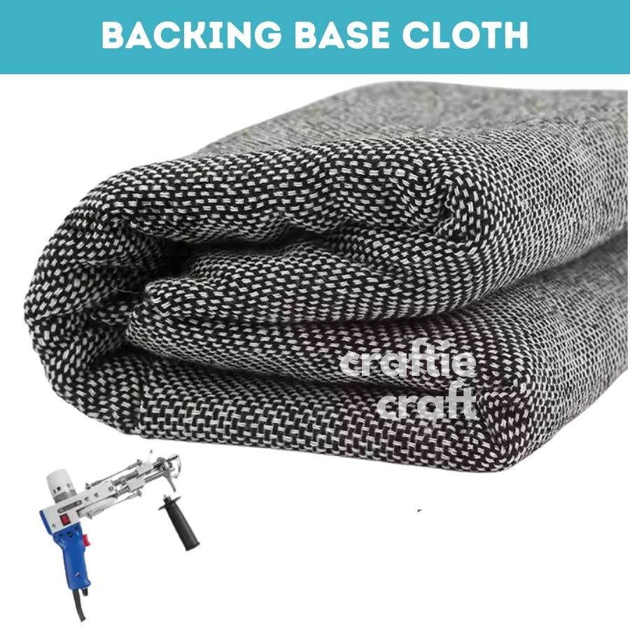 Grey and White Rug Backing Cloth for Rug Making Tufting Punch Needle ...
