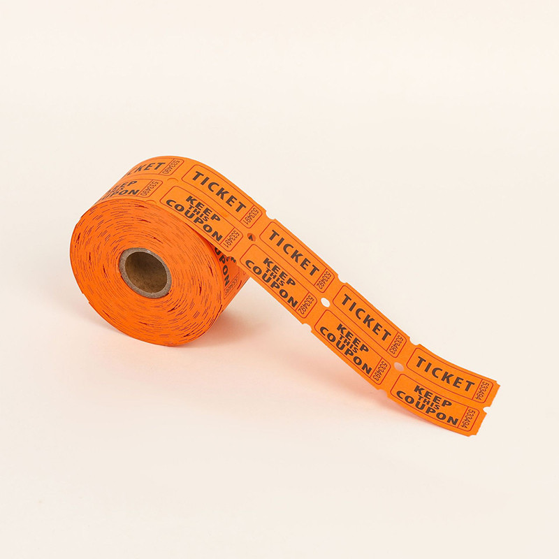 ThickRich 1000Pcs Colorful Tearable Raffle Tickets Double Rolls ...