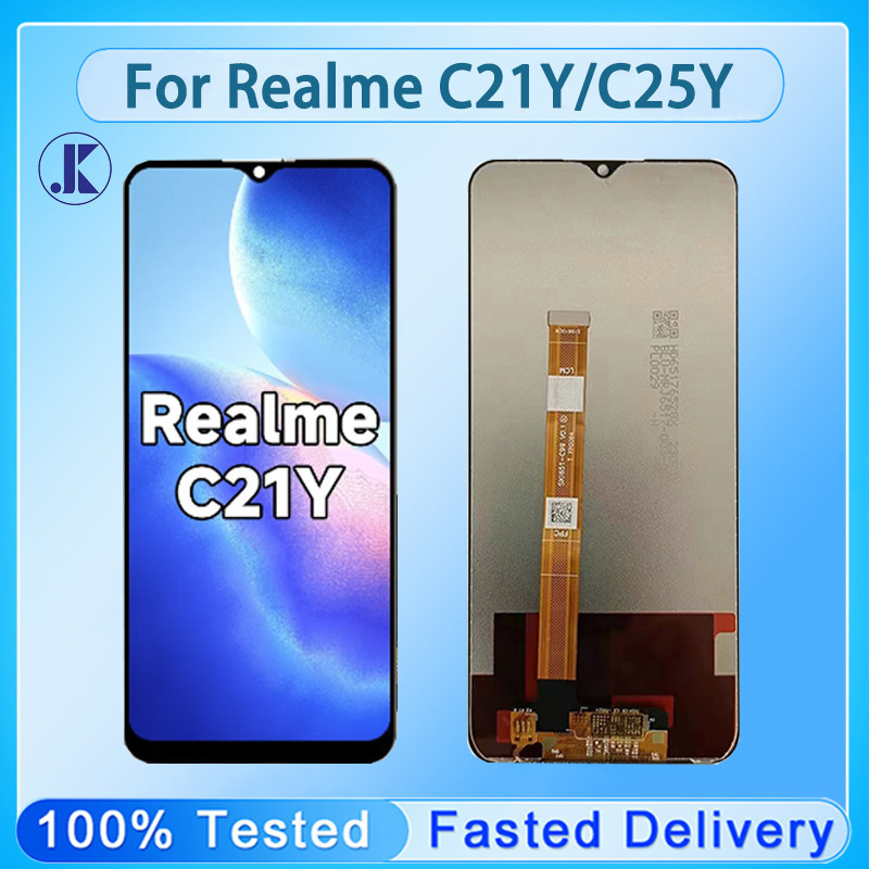 For Realme C21Y LCD Display Touch Screen Realme C25Y LCD Digitizer ...