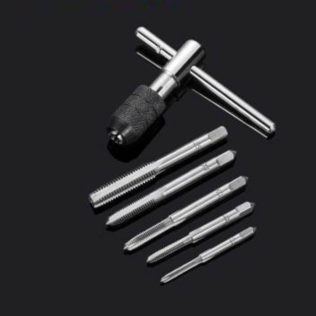 [stylishlife] 9Pcs/Set M3-M6 Screw Tap T-Shaped Adjustable Hand Screw ...