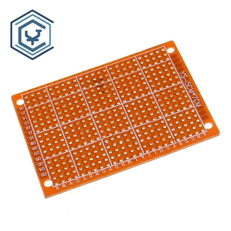 5PCS 5x7cm Prototype Paper Copper PCB Universal Experiment Matrix