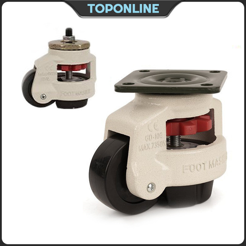 60F/60S Load 250KG Equipment Casters Level Adjustment Vending Machine ...