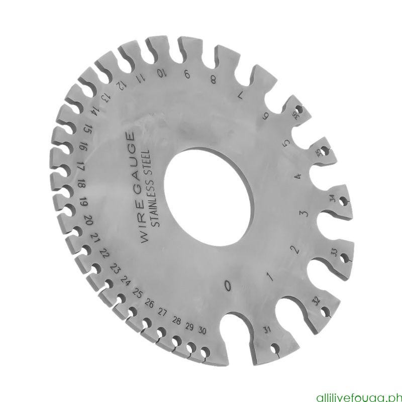 allilivefoua Stainless Steel 036 Round AWG SWG Wire Gauge Thickness