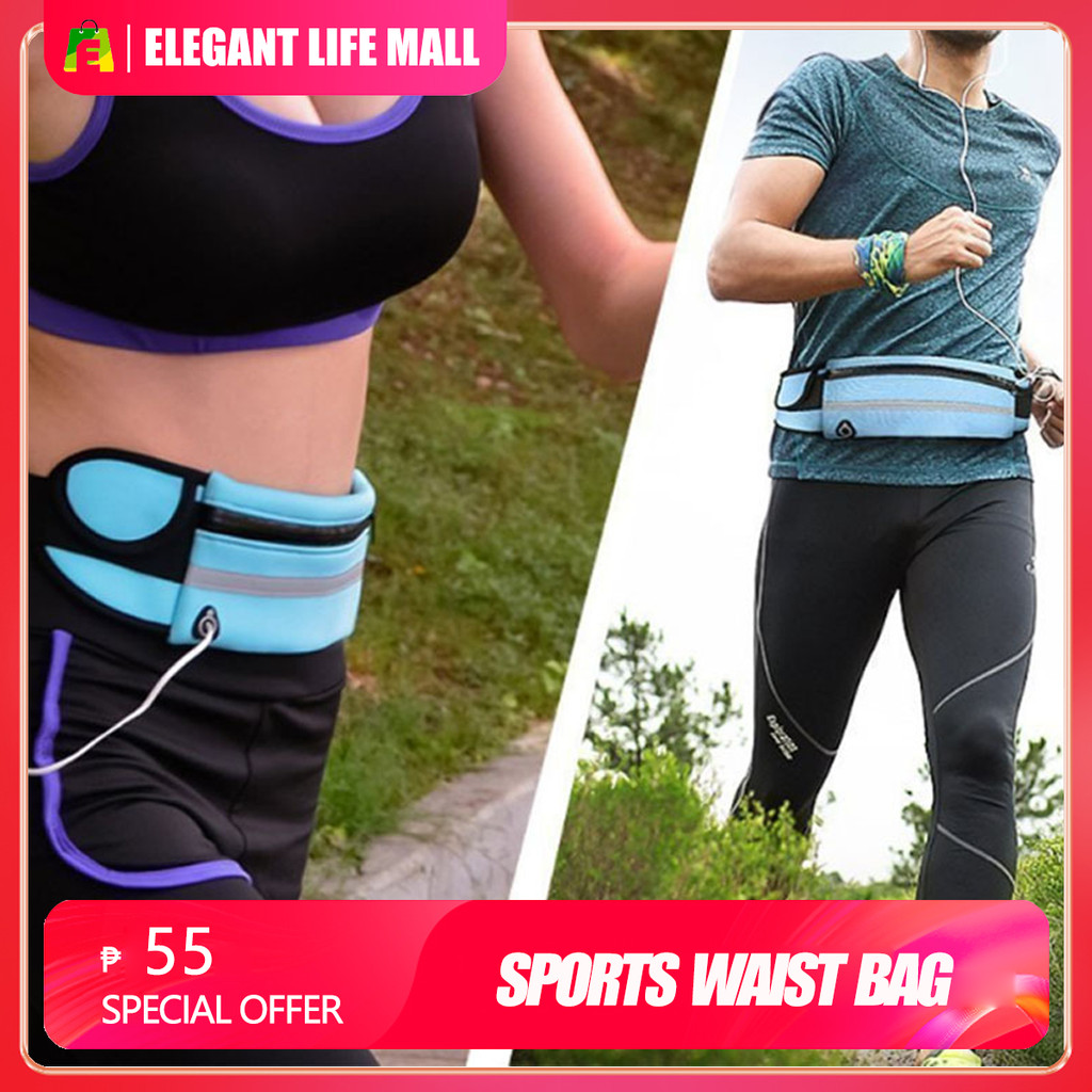 Adjustable Waist Bag Runner Belt Waterproof Fast Dry Jogging Cycling Sports  Workout Fitness