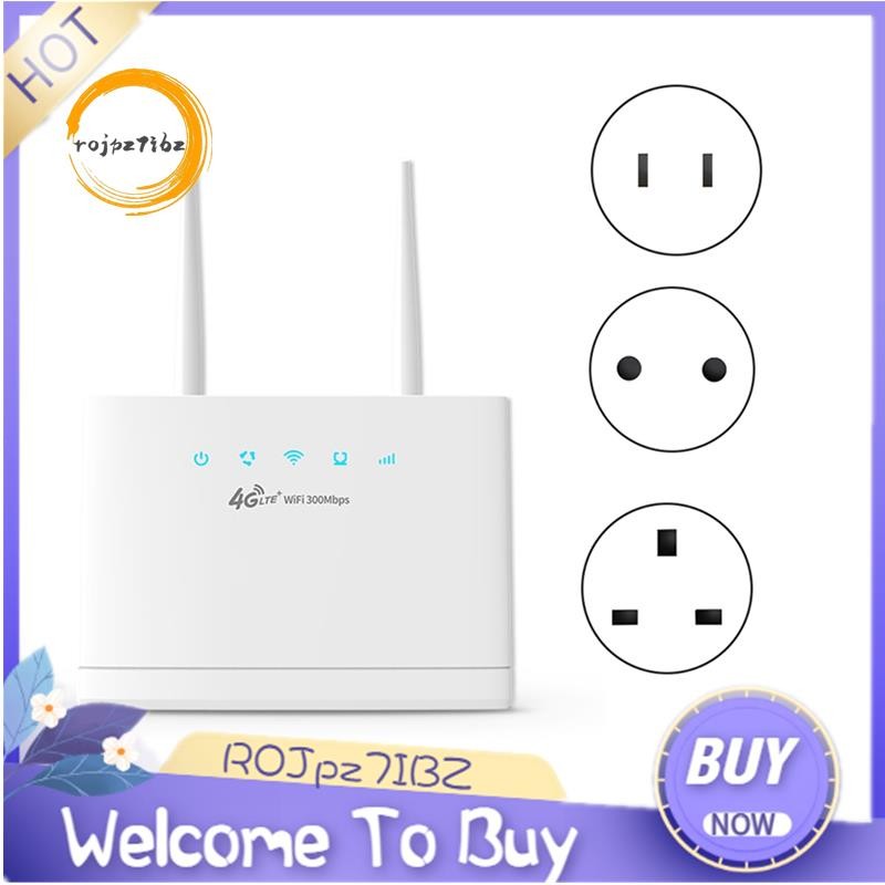 4G LTE Wifi Router SIM Card 300Mbps Wireless WiFi Router Home Hotspot ...