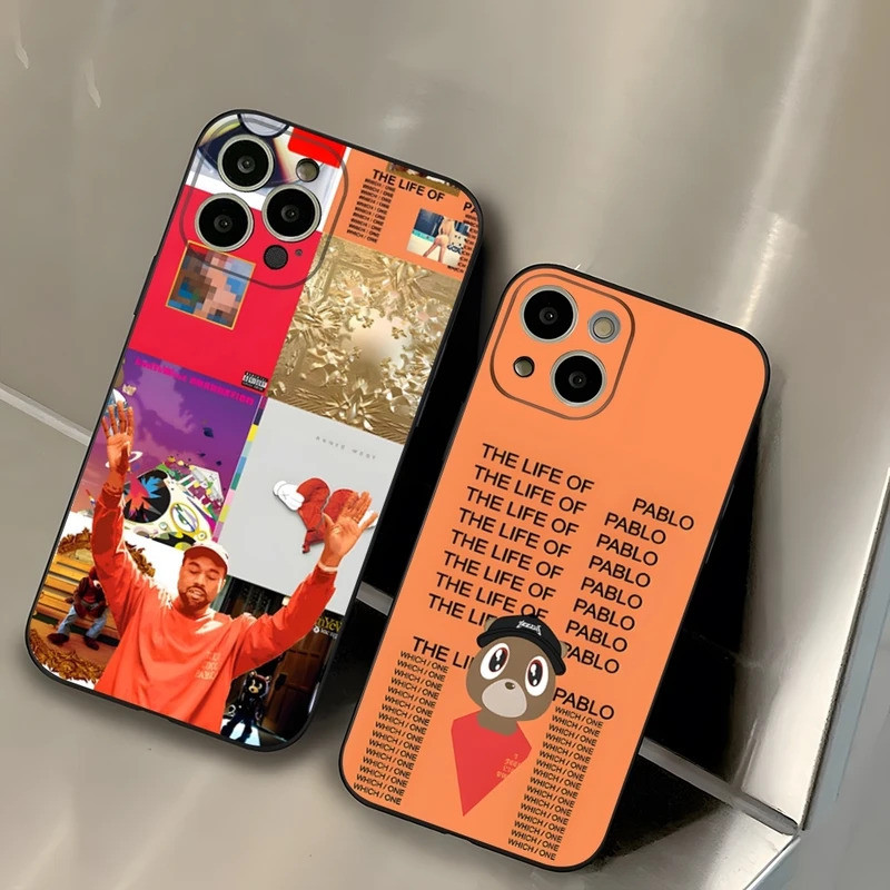 Singer Kanye West Ye Rapper Phone Case Fundas Design for iphone 15 14 ...