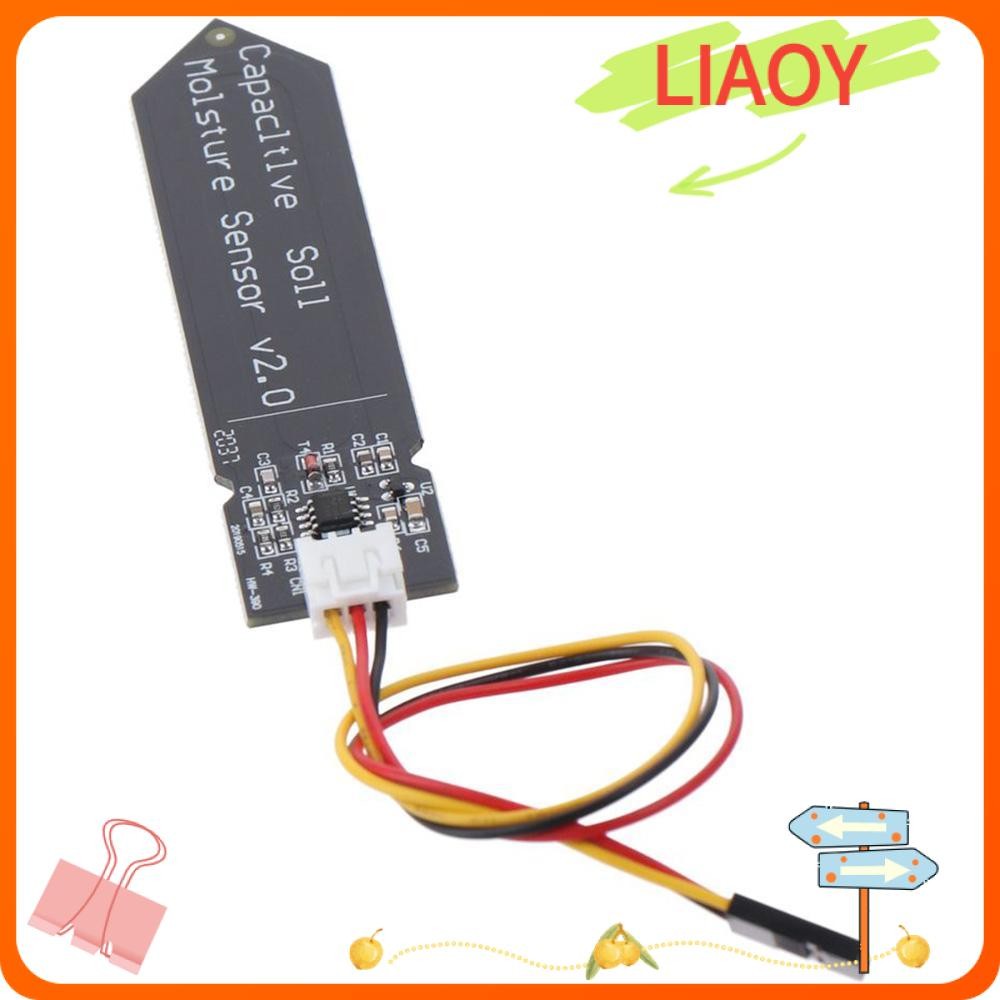LIAOYING1 Capacitive Soil Moisture Sensor Module, 3.3~5.5V Black ...