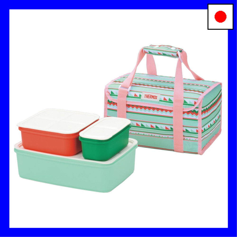 Thermos Family Fresh Lunch Box Blue Border DJF-4002 BLBD | Shopee ...