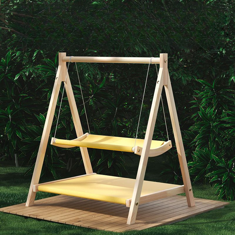 Solid wood cat kennel hanging pet rocker cat stand cat cradle cat cat