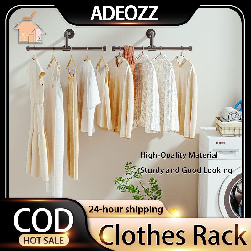 Wall Mounted Hanger Clothes Rack Multifunctional Clothes Display Rack
