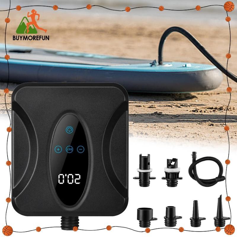 [Buymorefun] Electric Air Pump with Display Inflator Pump for