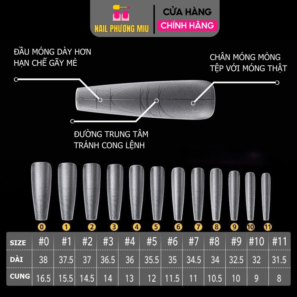 Graded Overlay Nails Box of 300 Multi-Purpose Nails, Flexible Rough ...