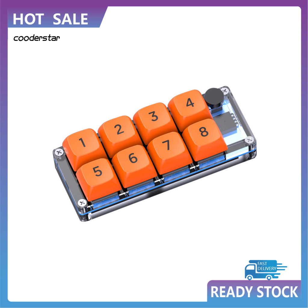 COOD Plug and Play Keyboard Programmable Keyboard Rgb Backlit Mini