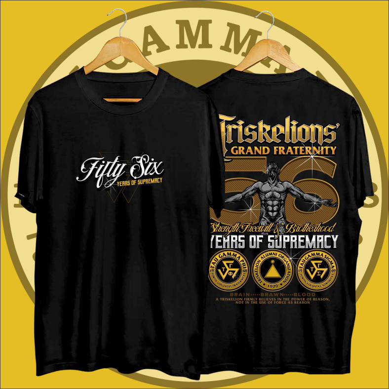 triskelion fratshirt Original New design TAU GAMMA PHI 56th GRAND ...