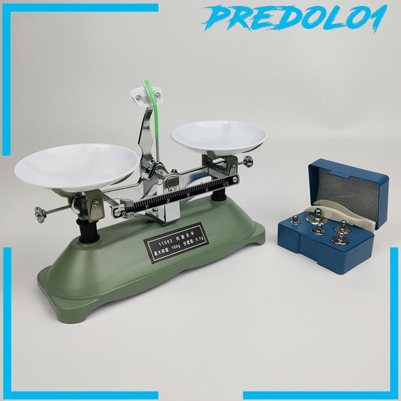 [Predolo1] 100g Table Balance Scale School Class Physics Lab Supplies 1