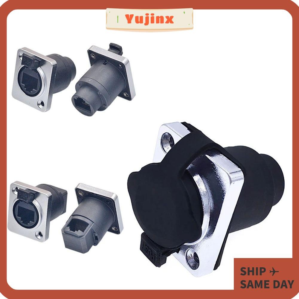 YUJINX RJ45 Connector, Cable Holder with Rubber Cover RJ45 Ethernet ...