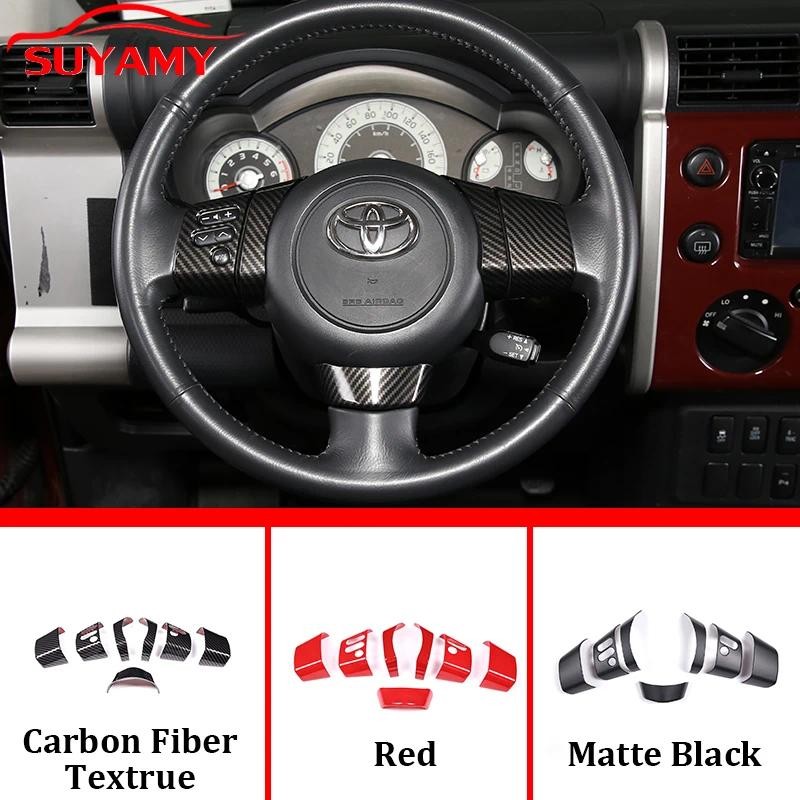 KUNGKIC For Abarth 595 595C 695 / Fiat 500 Accessorries Carbon Fibre Interior Trim Car Central Control Dashboard Co-Pilot Cover Decoration Decal Self-Adhesive Auto Parts RHD (Black