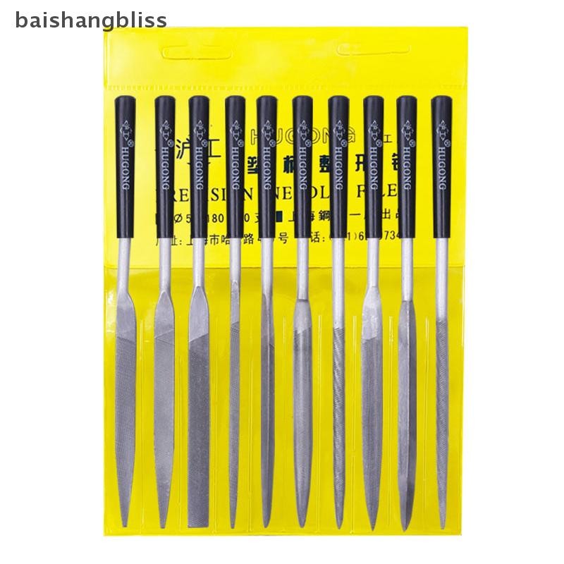 Baishangbliss 10pcs set Metal Needle File Set Wood Rasp Metal Polishing 