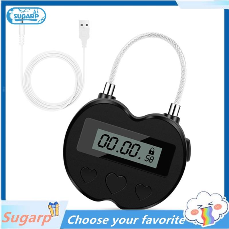 [Sugarp]Smart Time Lock LCD Display Time Lock Multifunction Travel ...