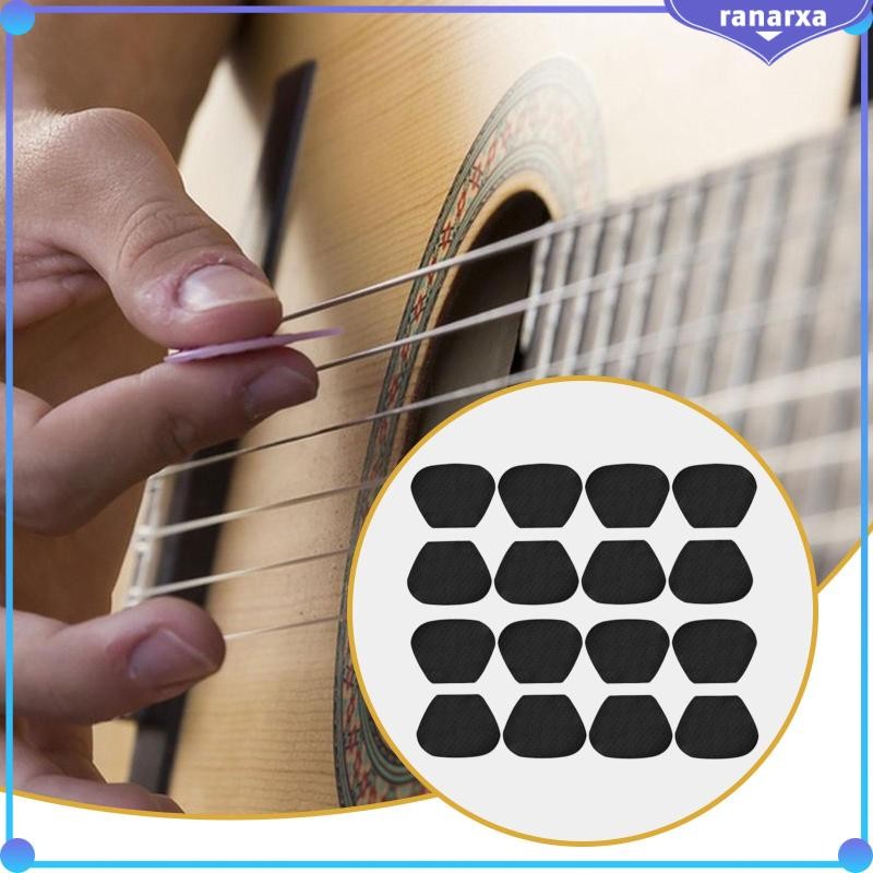 [Ranarxa] 16Pcs Guitar Picks Grips Rubber Grip Stickers for Picks Help ...
