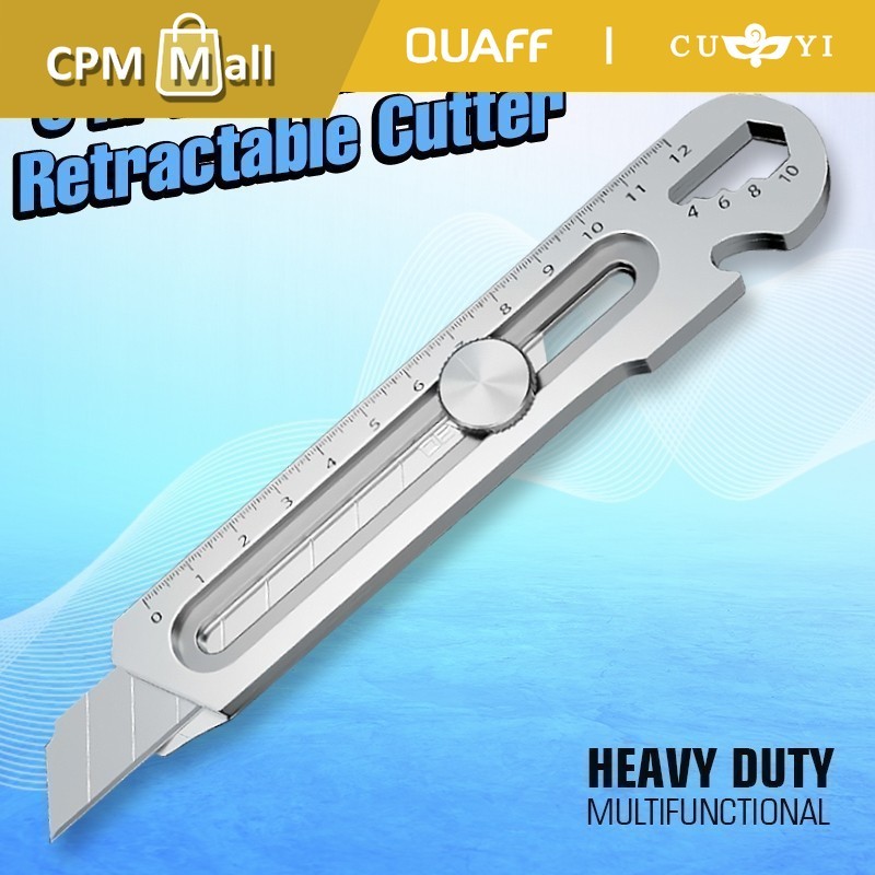 6 in 1 Heavy Duty 18mm Multifunctional Blade Paper Cutter Stainless ...