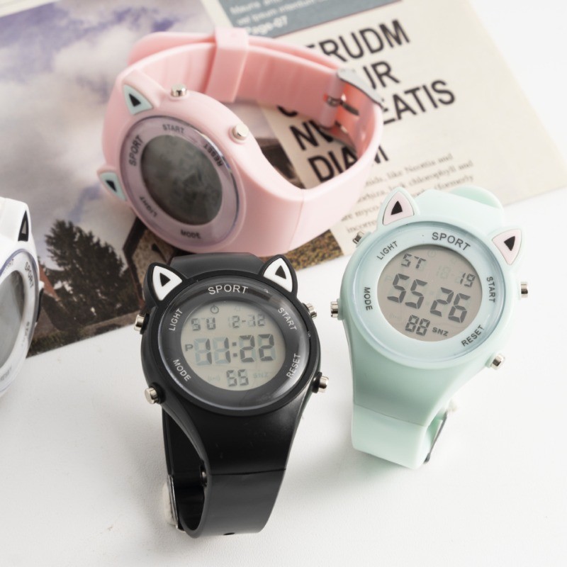 Cat ear watch, simple and fashionable Mori small fresh and high-value ...