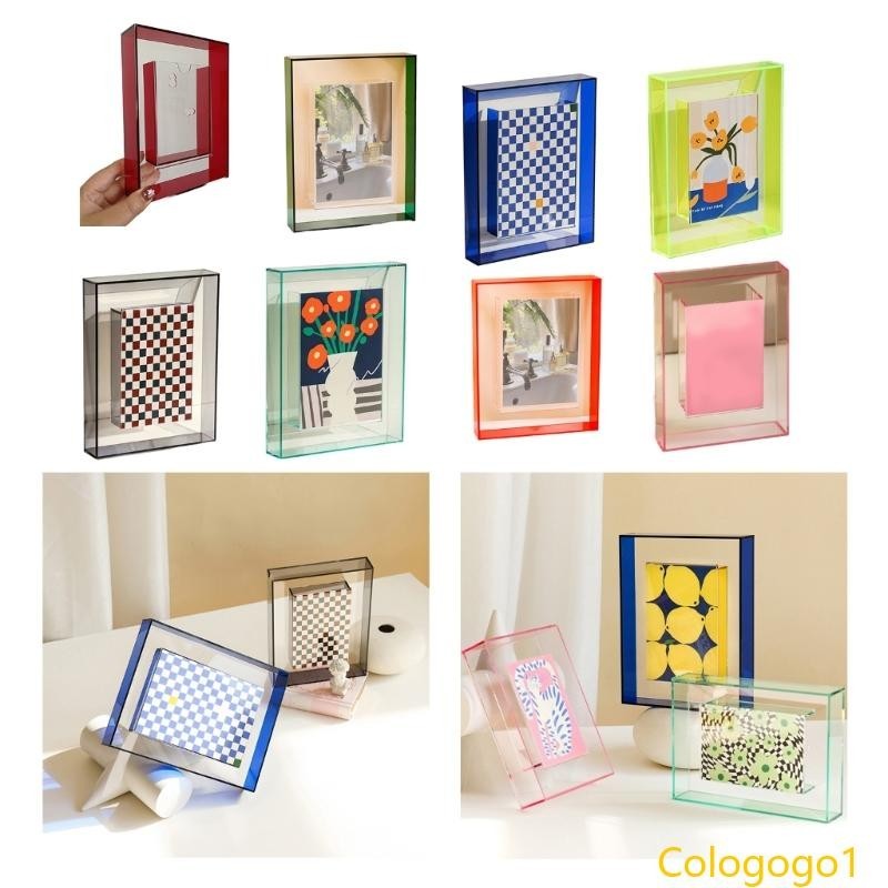 COLO Acrylic Photo Holder Photo Frame Standing Easy Desktop Display ...