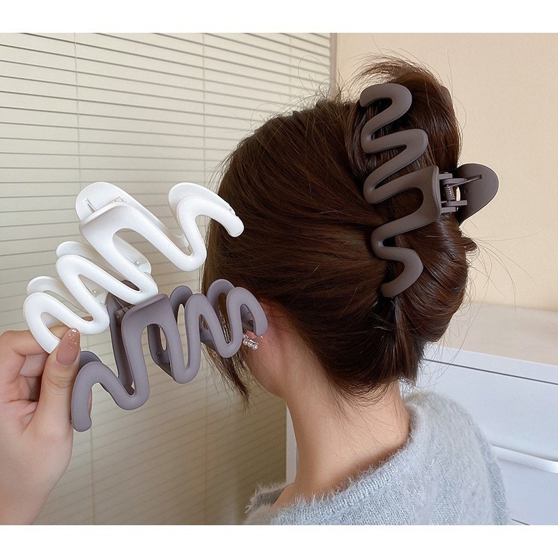 Korean Hair Clips Wave Design Clamps For Women Girls Trendy Design ...