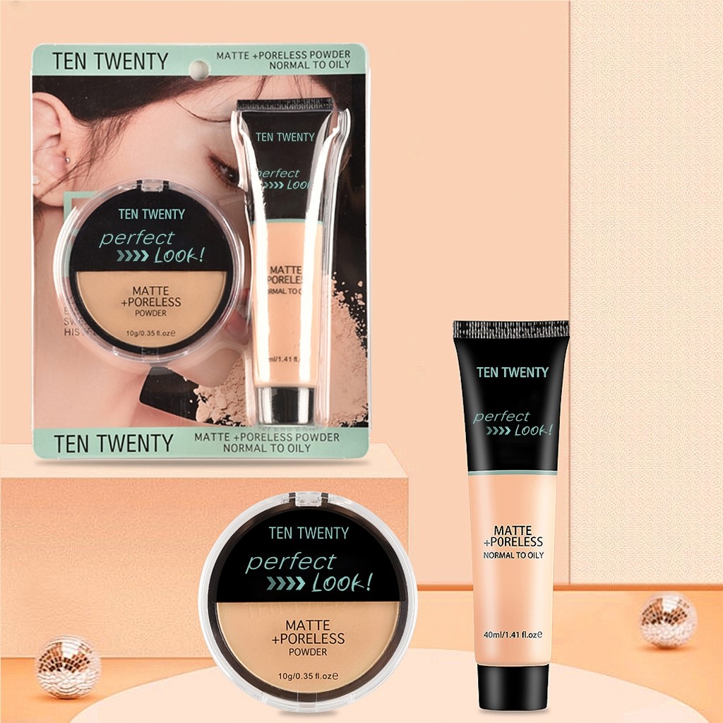 insanny Ten Twenty Matte+Poreless Powder Normal To Oily 2in1 | Shopee ...