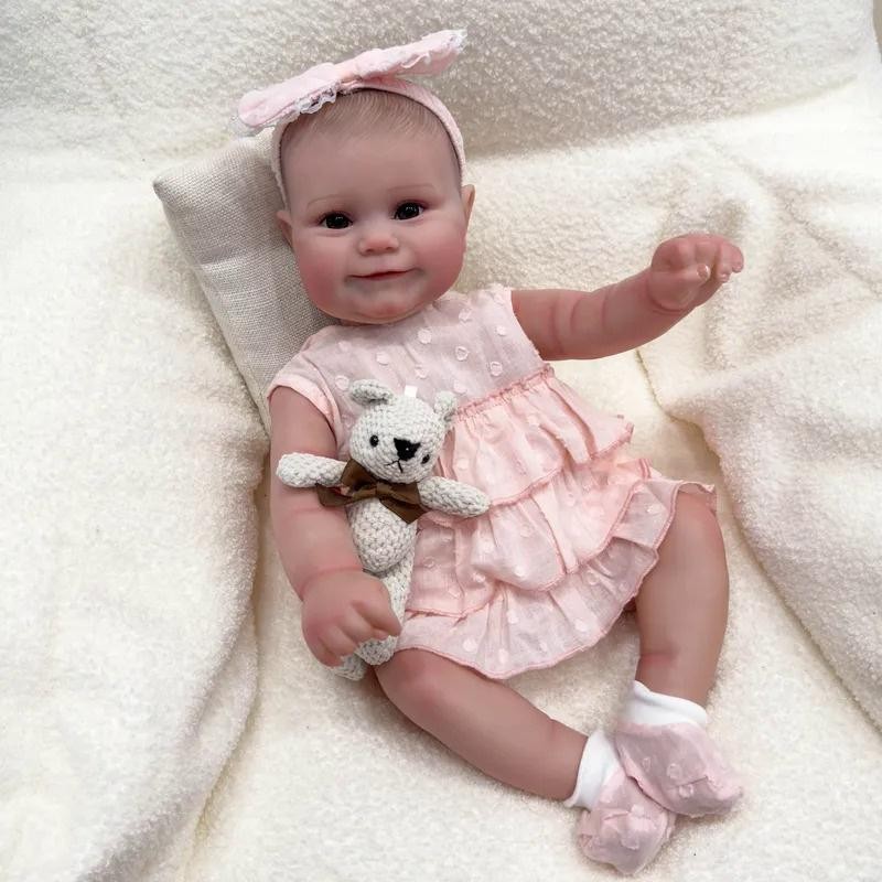 50CM Lifelike Maddie Full Body Soft Silicone Vinyl Reborn Doll Hand