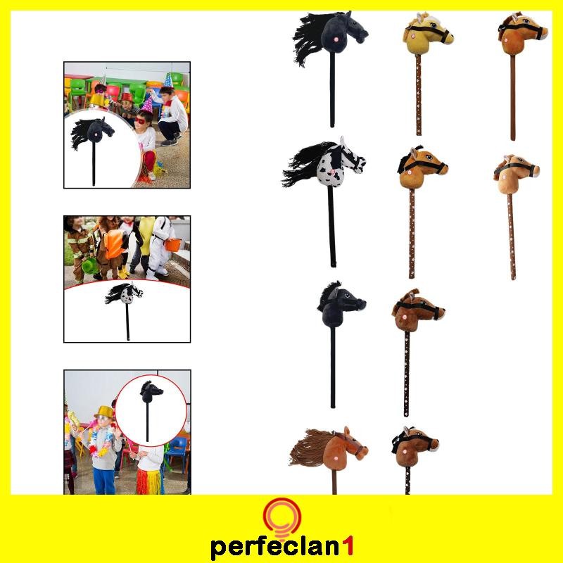 [Perfeclan1] Stick Horse Hobby Horse Music Stick Animal Sticks Horse
