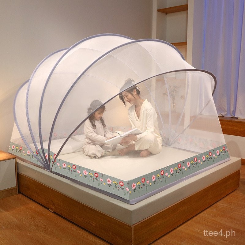 Installation-Free Folding Mosquito Net Dormitory Bunk Bed Anti-Mosquito ...