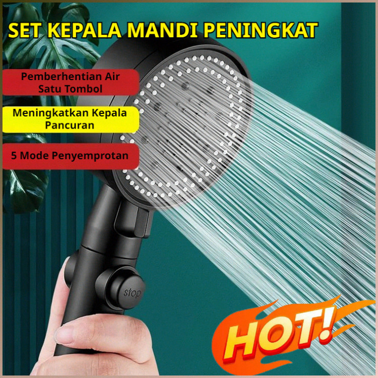 Five-speed Pressurized Shower Shower Booster Shower Head High ...