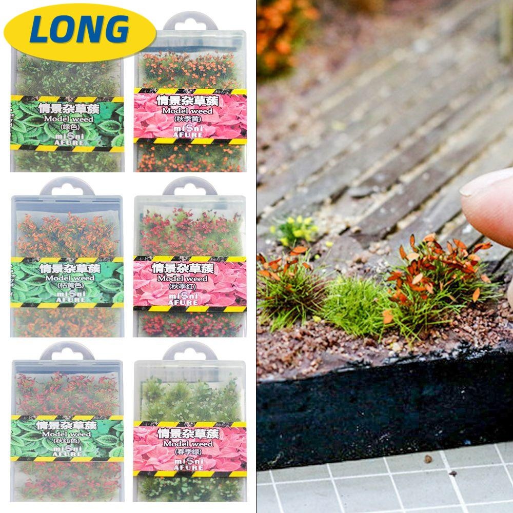 LONNGZHUAN Doll Grass Model Railroad Scenery Miniatures Bush Scale
