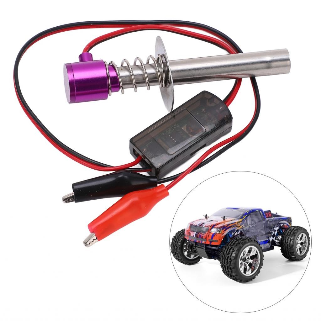 Bacony Electronic Glow Plug Igniter RC Car Strong with Gasket for Model