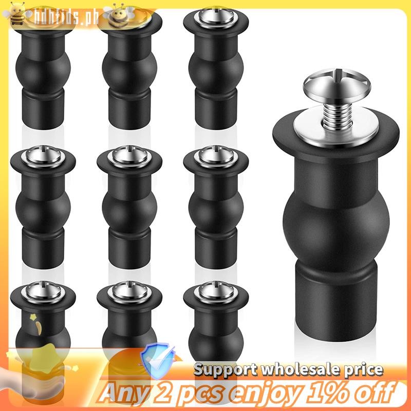 [In stock]10 Pieces Toilet Seat Screws Universal Toilet Expanding